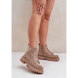 Step in style Botas Modelo Nariri 9568A-2 Beige Oscuro - Paso con estilo 1