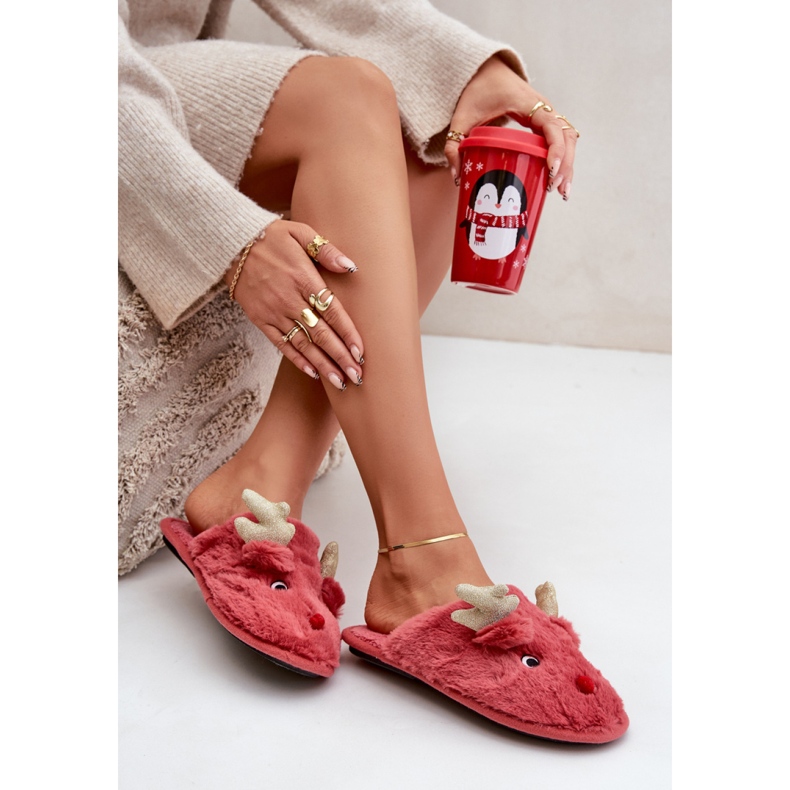 Step in style Pantuflas Modelo Asielle YL-54 Coral - Pisa con estilo rojo 1 Step in style Pantuflas Modelo Asielle YL-54 Coral - Pisa con estilo rojo 1