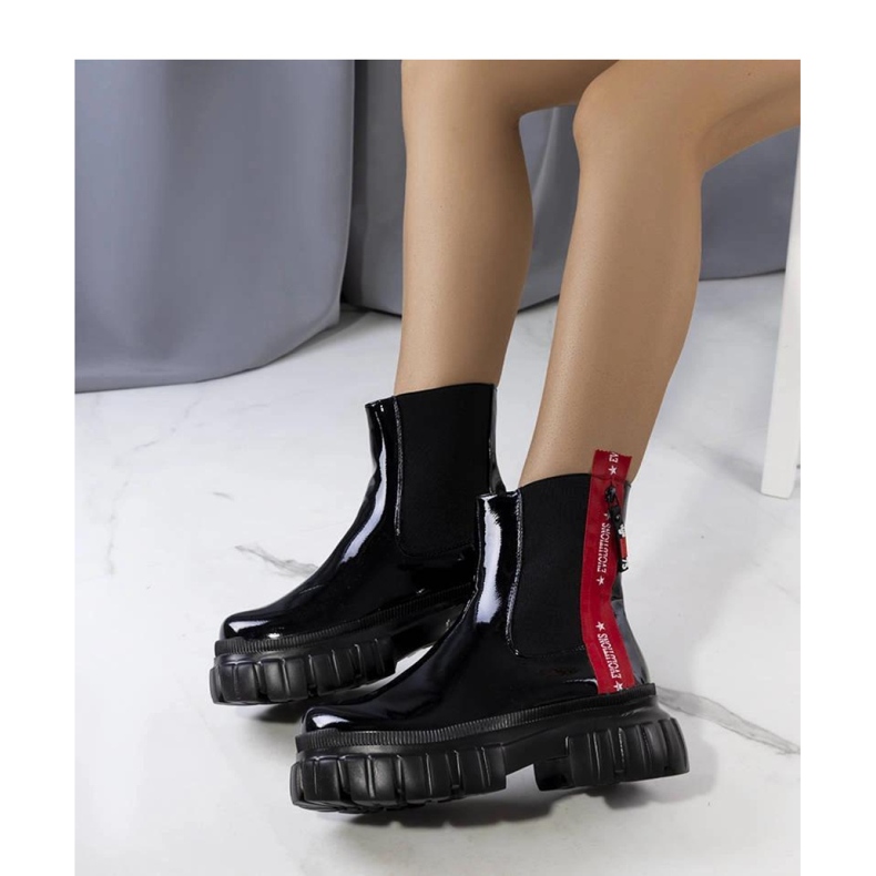 Botines negros de charol de Casta - Solea 1