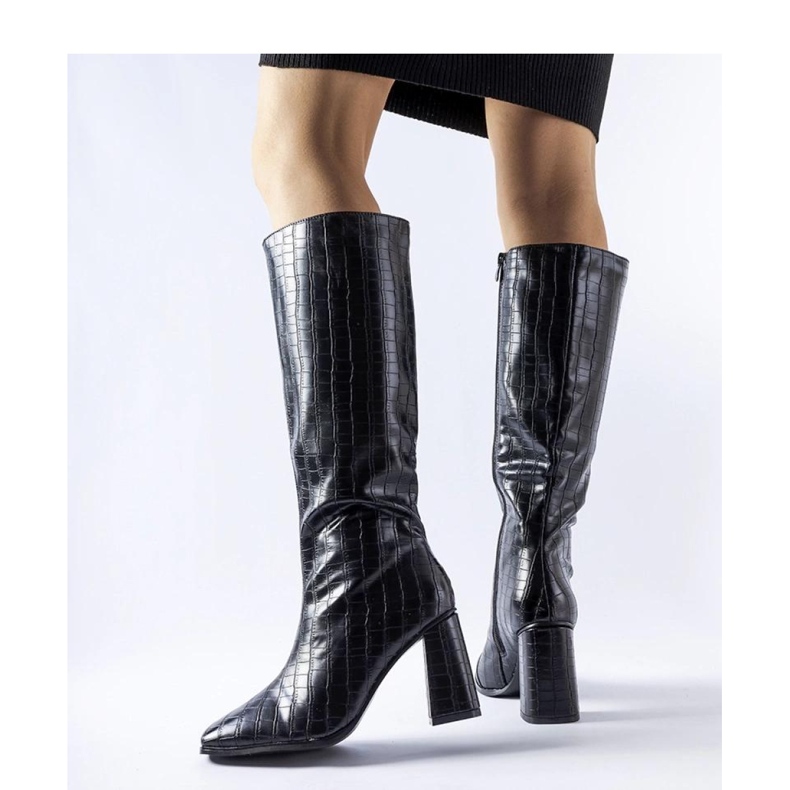 Botas negras de tacón con aislamiento de Ferruccio - Solea negro 1