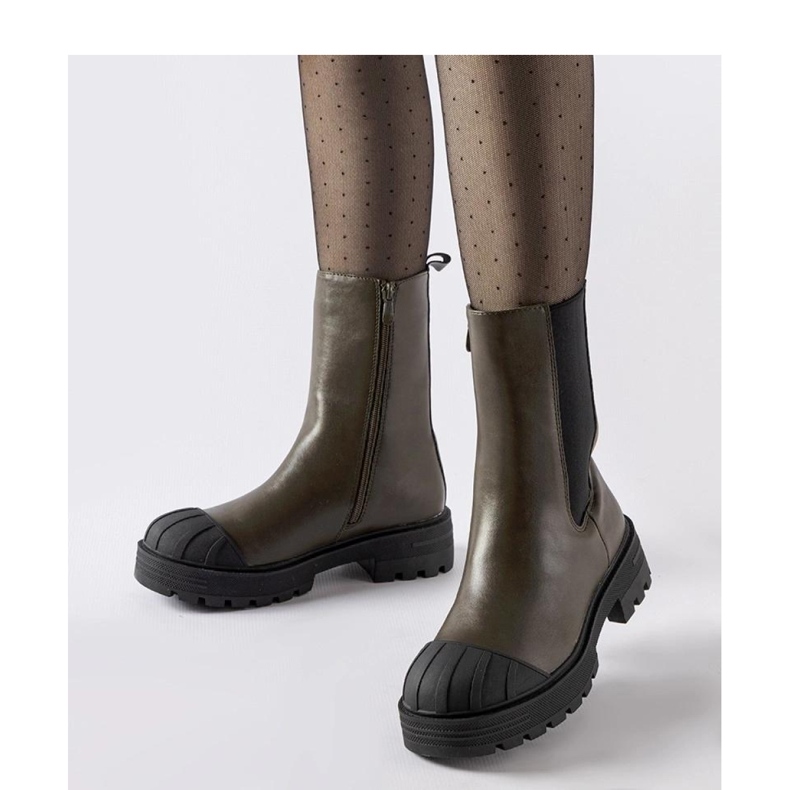 Botas Chelsea con aislamiento verde oscuro de Porcigatone - Solea 1