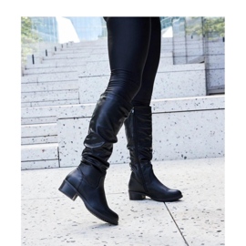 Botas Angelico arrugadas negras - Solea negro 1 Botas Angelico arrugadas negras - Solea negro 1