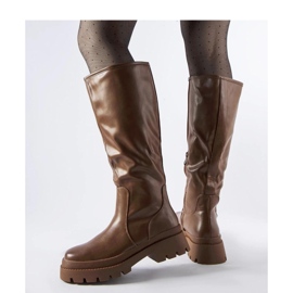 Botas clásicas planas marrones de Christien - Solea marrón 3