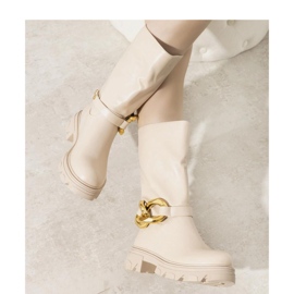 Botas aislantes beige con cadena Harrison - Solea 2