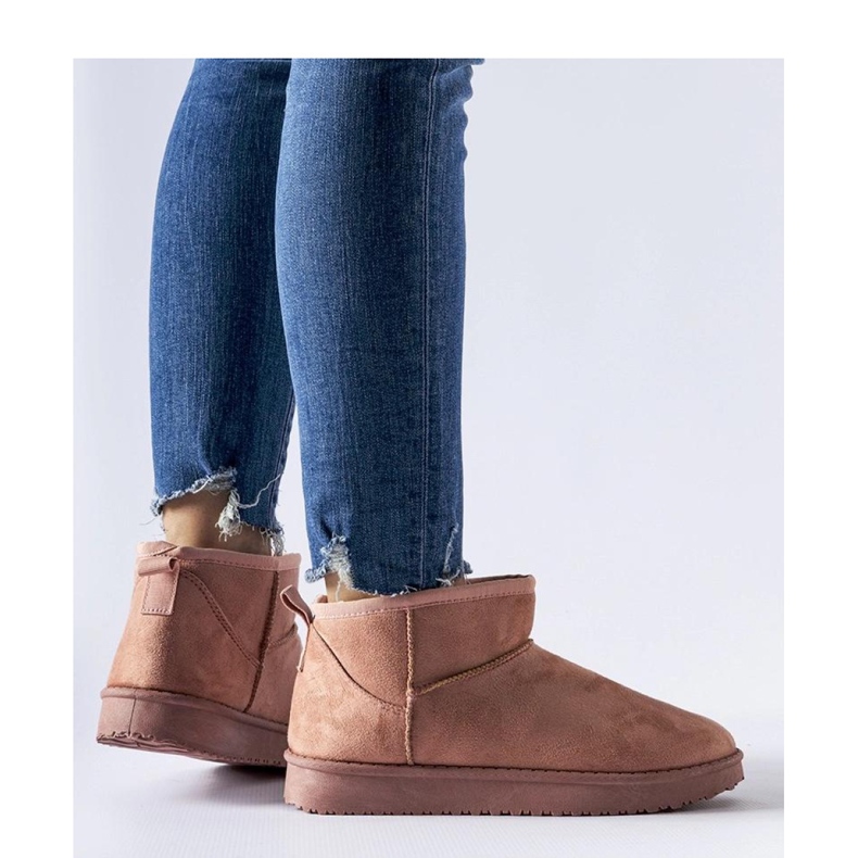 Rosa Guglielma - Botas de nieve cortas con aislamiento Solea rosado 1