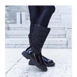 Botas de charol aislantes negras de Villafranca - Solea negro 2
