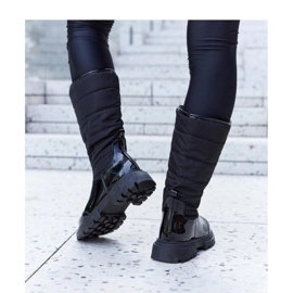 Botas de charol aislantes negras de Villafranca - Solea negro 4