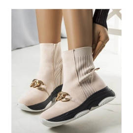 Botines aislantes beige con cadena Ulster - Solea 1