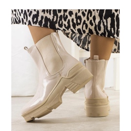 Botines de charol beige de Asma - Solea 2