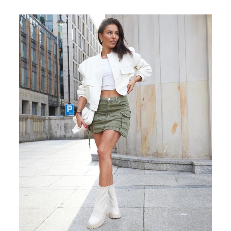 Botines calcetín charol beige de Albertina - Solea 1 Botines calcetín charol beige de Albertina - Solea 1