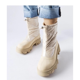 Botas de nieve beige con puño Cendrillon - Solea 1