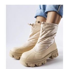 Botas de nieve beige con puño Cendrillon - Solea 2 Botas de nieve beige con puño Cendrillon - Solea 2
