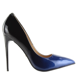 Stilettos ombre LE036P AZUL / NEGRO azul marino 6