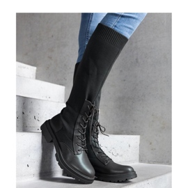 Botas sin cordones verdes con parte superior de material flexible de Luana - Solea 1