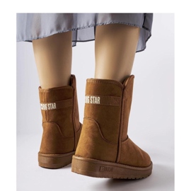 Botas de nieve marrones Big Star KK274616 - Solea marrón 1