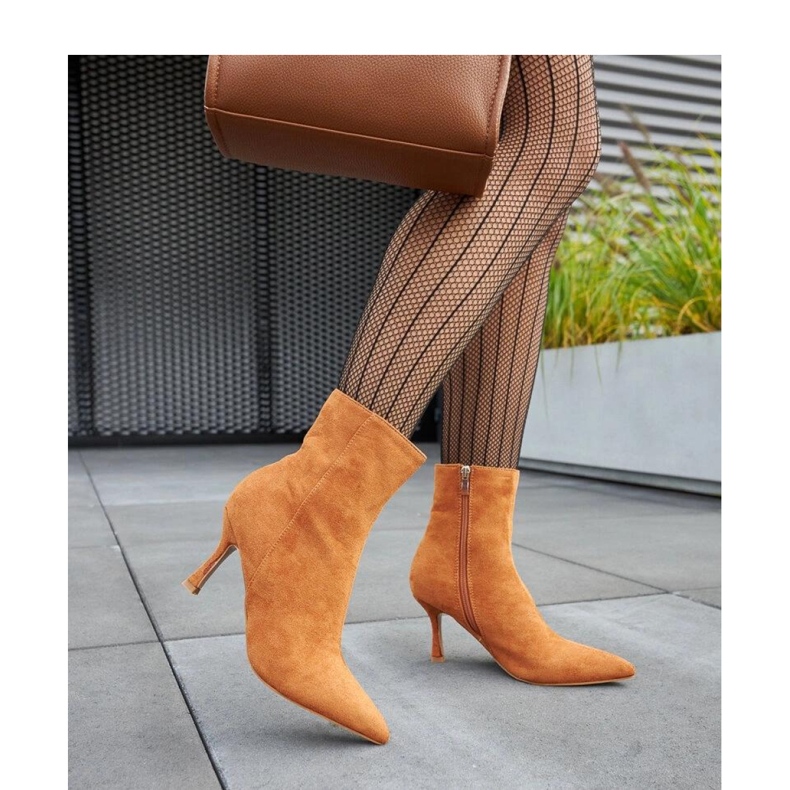 Botines tacón bajo Guimond marrón cálido - Solea 1 Botines tacón bajo Guimond marrón cálido - Solea 1