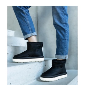 Botas de nieve cálidas negras en la plataforma Cores - Solea negro 1