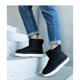 Botas de nieve cálidas negras en la plataforma Cores - Solea negro 3