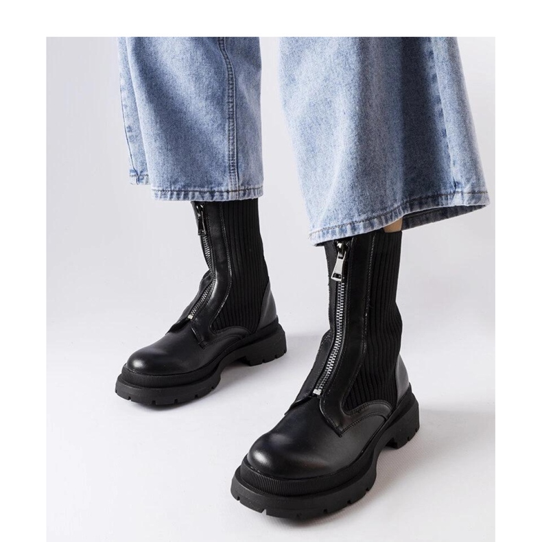 Botines calcetín negros de Napolitani - Solea 1