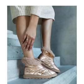 Botas de nieve con aislamiento dorado y puño Caellita - Solea 1 Botas de nieve con aislamiento dorado y puño Caellita - Solea 1