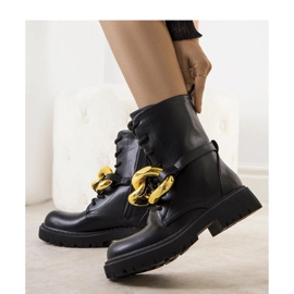 Botas de montaña negras con cadena Galar - Solea negro 2