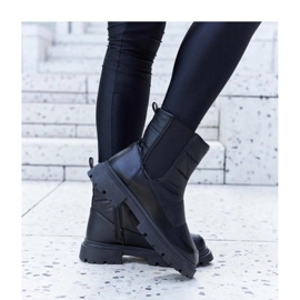 Botas de nieve cálidas negras negro 1