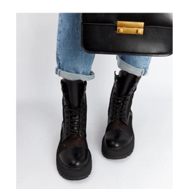 Botas negras transparentes negro 2