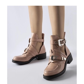 Botines rosas con recortes rosado 1 Botines rosas con recortes rosado 1