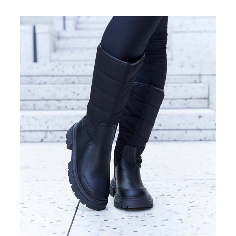 Solea Botas de nieve con aislamiento negro 1 Solea Botas de nieve con aislamiento negro 1