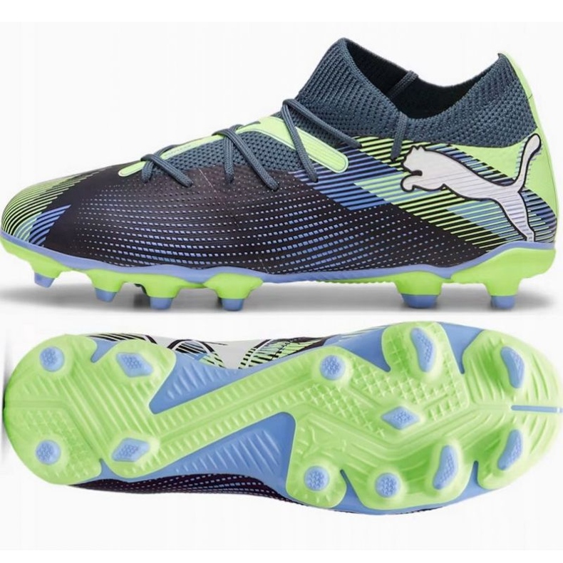 Zapatillas de fútbol Puma Future 7 Match FG/AG 107945 03 verde 1