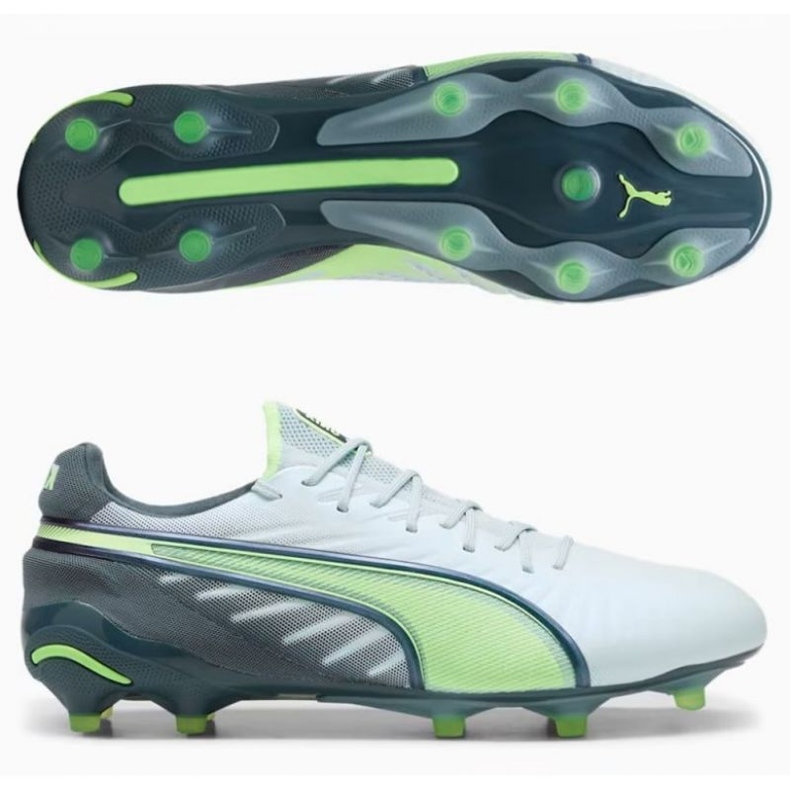 Zapatillas de fútbol Puma King Ultimate FG/AG 107809 03 blanco 1