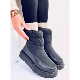 Botas de nieve de nailon negro 3