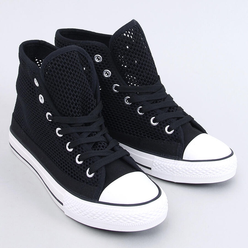 Zapatillas altas caladas Negro 1 Zapatillas altas caladas Negro 1