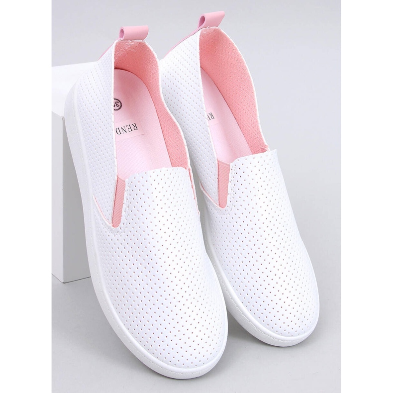 Zapatillas slip-on BLANCO/ROSA 1