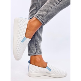 Zapatillas slip-on BLANCO/AZUL 4
