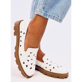Mocasines blancos calados 3