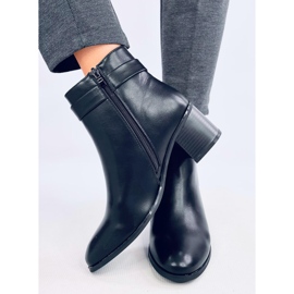 Botas negras de tacón negro 4