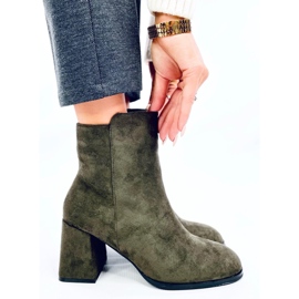 Botines tacón liso DK.GREEN verde 2