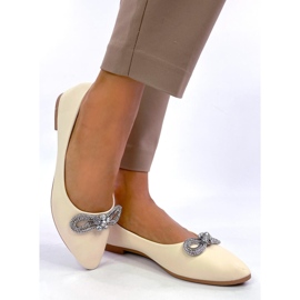 Seastar Bailarinas beige con circonitas 2