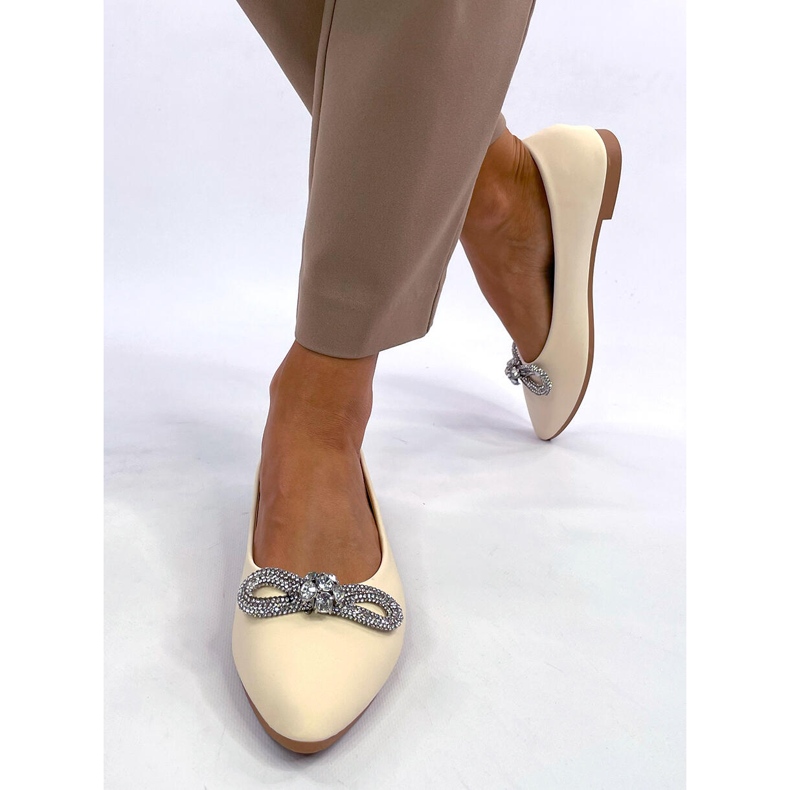 Seastar Bailarinas beige con circonitas 1