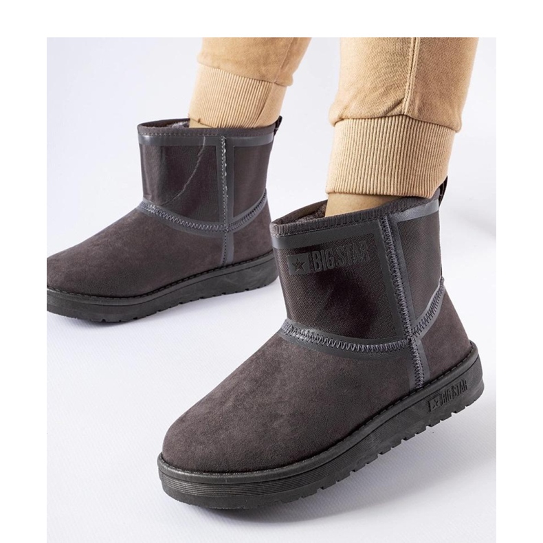 Botas de nieve mujer Big Star KK274615 gris 1 Botas de nieve mujer Big Star KK274615 gris 1