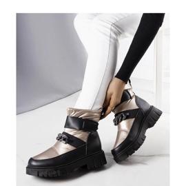 Botas de nieve doradas con cadena Ephraim - Solea 1
