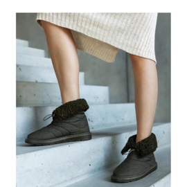 Botas de nieve aislantes verdes con puño Caellita - Solea 1