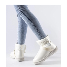 Botas de nieve cortas brillantes beige de Delaune - Solea 2