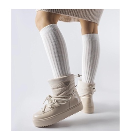Botas de nieve aislantes beige con elástico Oslavia - Solea 1