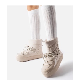Botas de nieve aislantes beige con elástico Oslavia - Solea 2