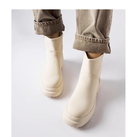 Botas aislantes de goma beige de Clotilde - Solea 2