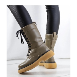 Botas bovver verdes de Redel - Solea 1 Botas bovver verdes de Redel - Solea 1