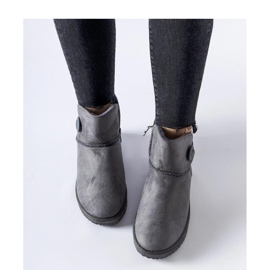 Botas de nieve cortas grises con aislamiento de Snyder - Solea 1 Botas de nieve cortas grises con aislamiento de Snyder - Solea 1