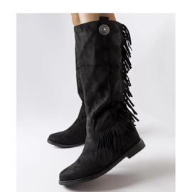 Lecore Negro - Botas cuña forradas Solea 1 Lecore Negro - Botas cuña forradas Solea 1